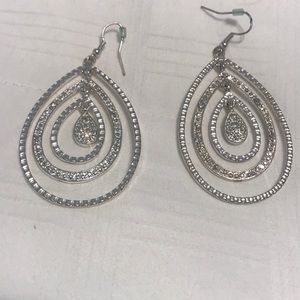Faux diamond dangles